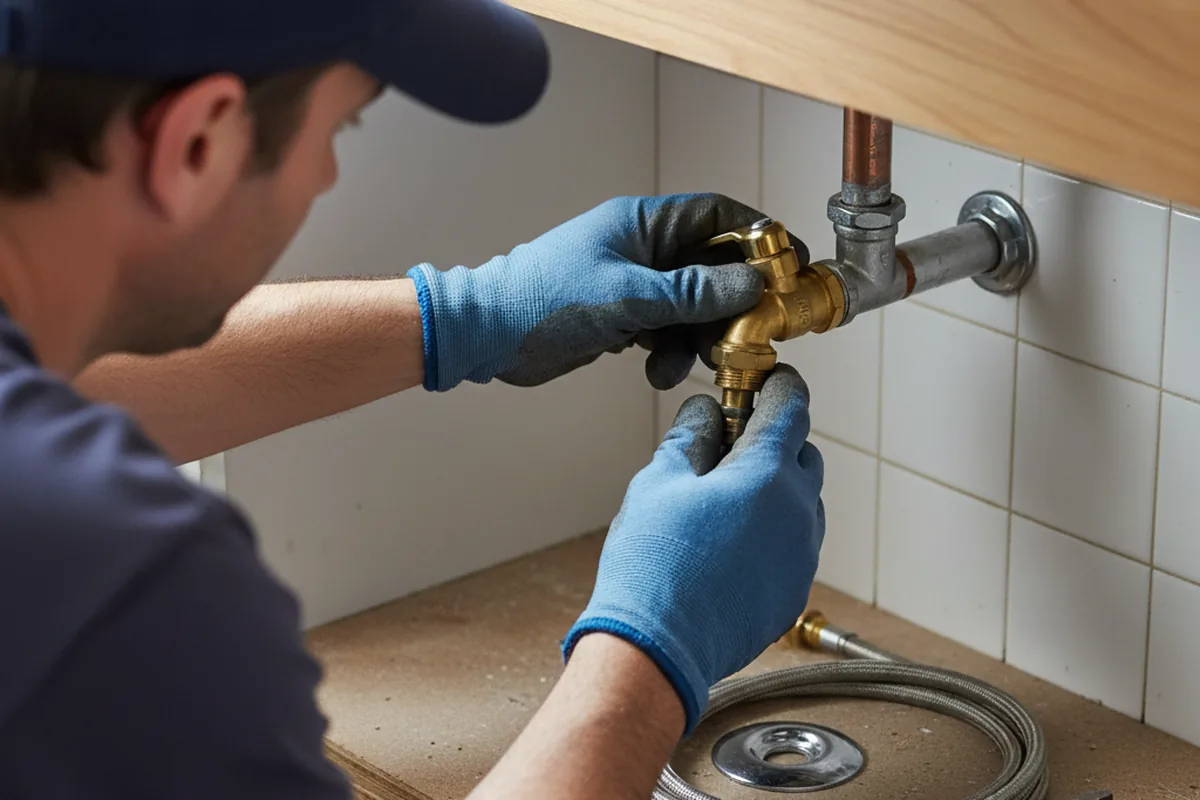 Shutoff valve and fitting work during Emergency Plumbing in Winnemucca